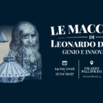 locandina mostra Le macchine di Leonardo Da Vinci